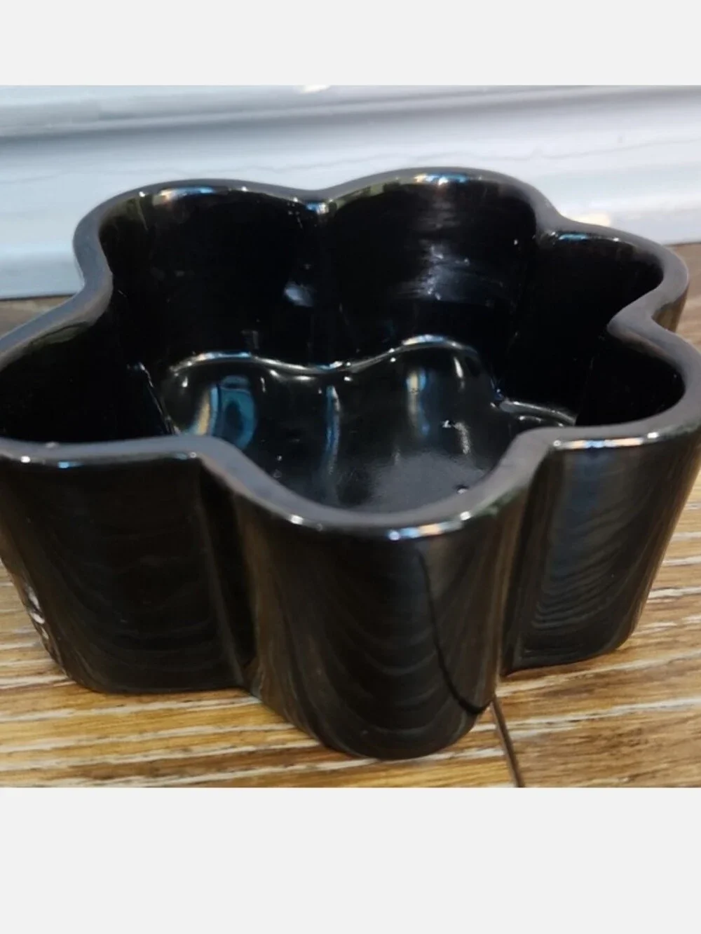 Sand + Paws Paw Pawprint Dog Black Candle Holder